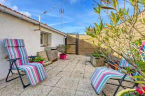Maison charmante à L'Épine avec jardin clôturé et terrasse
